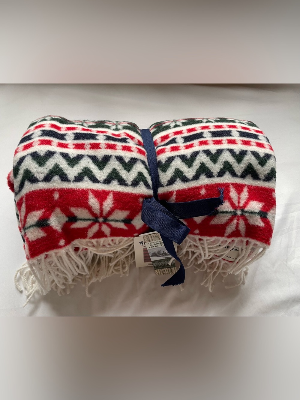 New Beat Collection Snowflake Festive Xmas Holiday Throw
